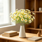 Artificial White Chamomile Daisy Bunch