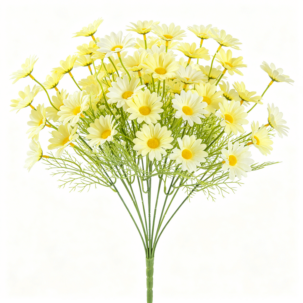 Artificial White Chamomile Daisy Bunch