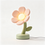 Mini Pastel Pink Daisy Flower Night Lamp